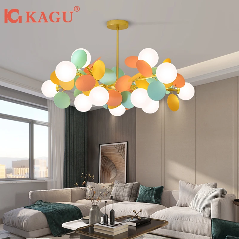 Kids Flower Chandelier LED Ceiling Light Multicolor Branch Design for Children's Bedroom Nursery Playroom Safe Fixture
Kids Flower Chandelier LED Ceiling Light Multicolor Branch Design for Children's Bedroom Nursery Playroom Safe Fixture