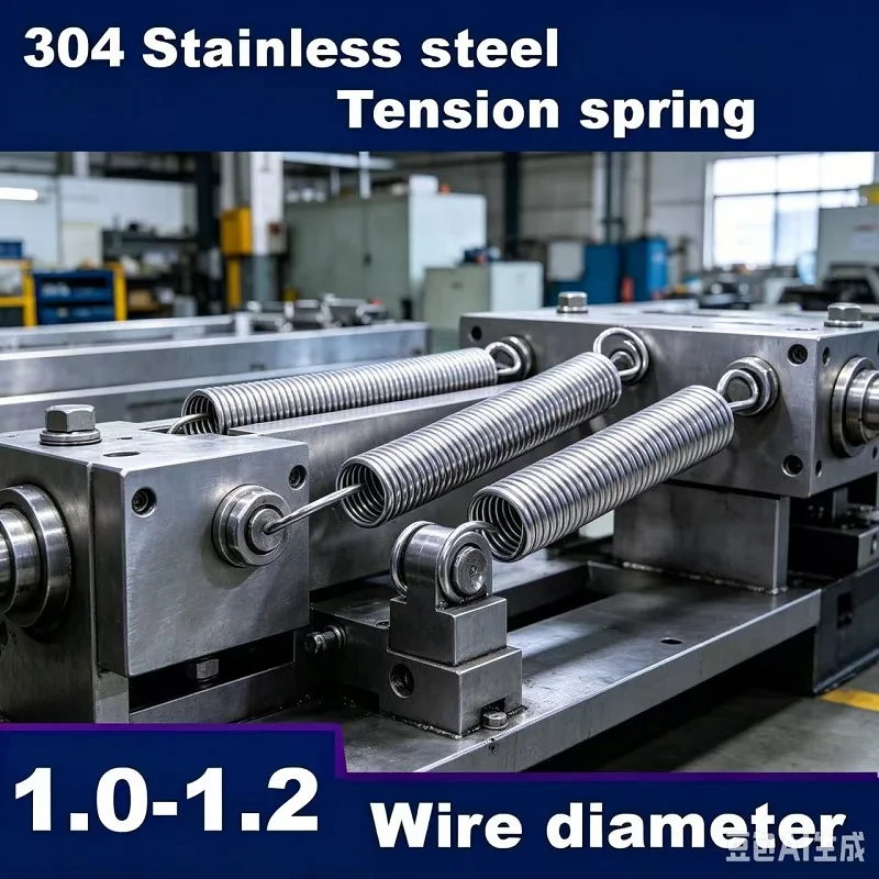 304 Stainless Steel Extension Spring Double Loop Single Hook 1mm 1.2mm Wire Dia 5-10pcs/lot Tension Pull Springs for DIY Machine
304 Stainless Steel Extension Spring Double Loop Single Hook 1mm 1.2mm Wire Dia 5-10pcs/lot Tension Pull Springs for DIY Machine
