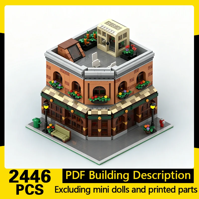 City Street View Model MOC Building Bricks Large Traditional Pub Modular Technology Gifts Holiday Assemble Children Toys Suit
City Street View Model MOC Building Bricks Large Traditional Pub Modular Technology Gifts Holiday Assemble Children Toys Suit