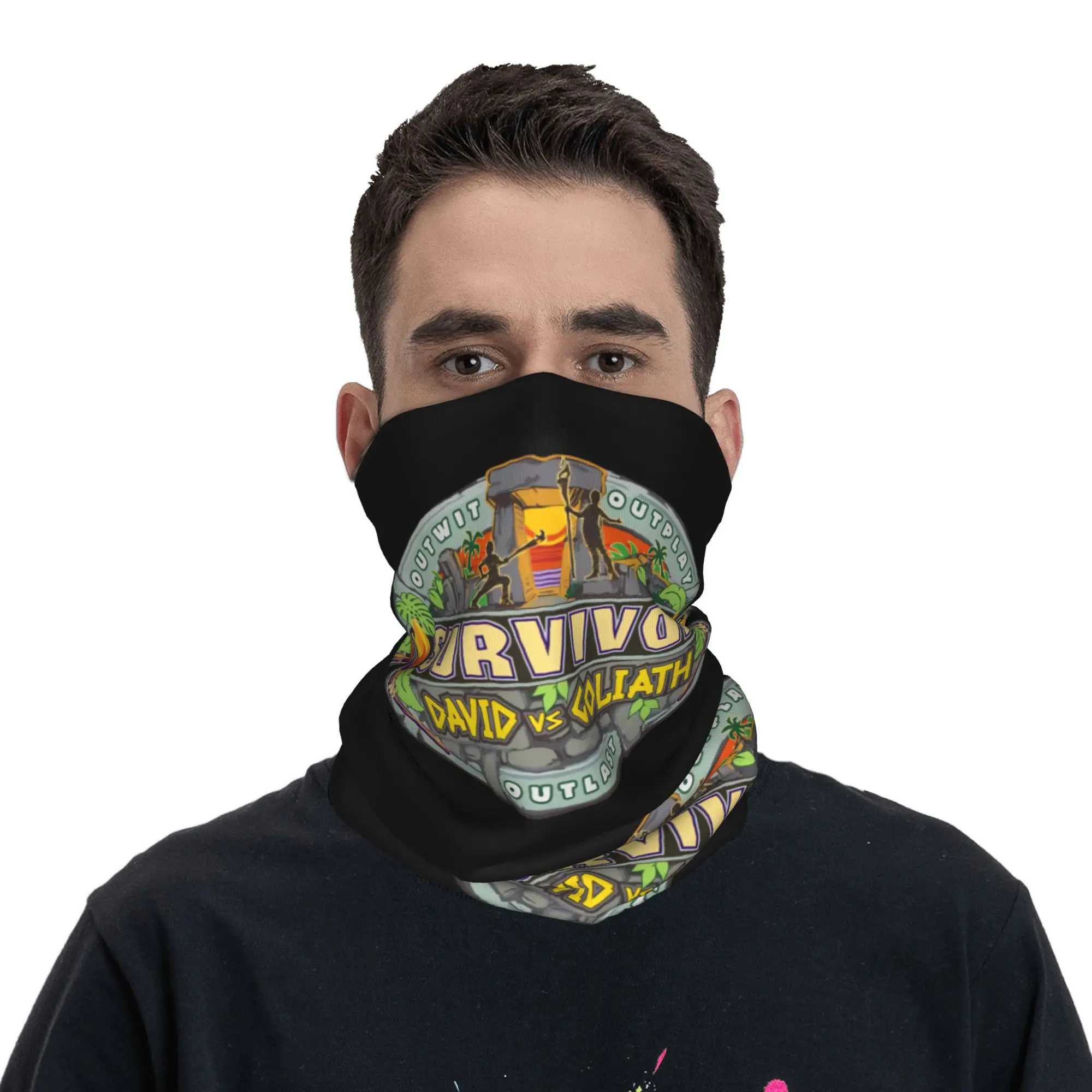 S-Survivors Bandana Neck Gaiter Printed David vs. Goliath Wrap Scarf Warm Headwear Running for Men Women Adult Washable
S-Survivors Bandana Neck Gaiter Printed David vs. Goliath Wrap Scarf Warm Headwear Running for Men Women Adult Washable