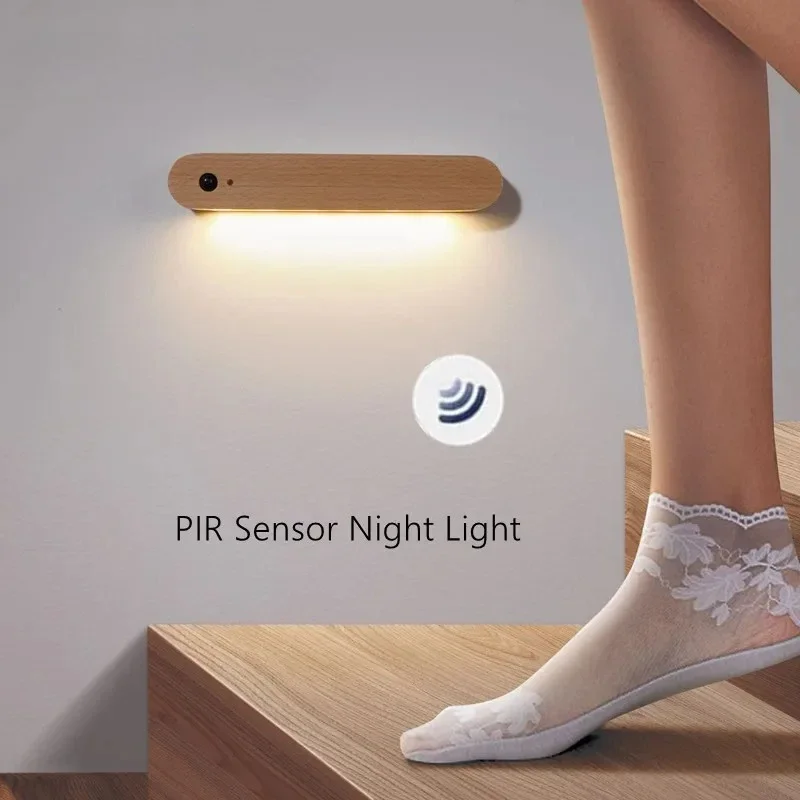 Home Decor Magnetic Key Holder Cabinet Door Hanging Lamp LED PIR Motion Sensor Night Light Bedroom Wooden Lamps USB Rechargeable
Home Decor Magnetic Key Holder Cabinet Door Hanging Lamp LED PIR Motion Sensor Night Light Bedroom Wooden Lamps USB Rechargeable