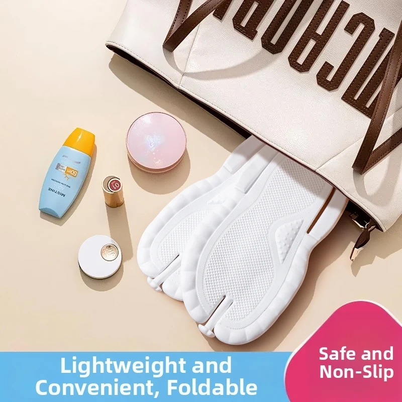 1Pair White Portable Folding Slippers for Business Trip Couple Beach Flip-flops Hotel Bath Anti-skid Slippers Folding Slippers
1Pair White Portable Folding Slippers for Business Trip Couple Beach Flip-flops Hotel Bath Anti-skid Slippers Folding Slippers
