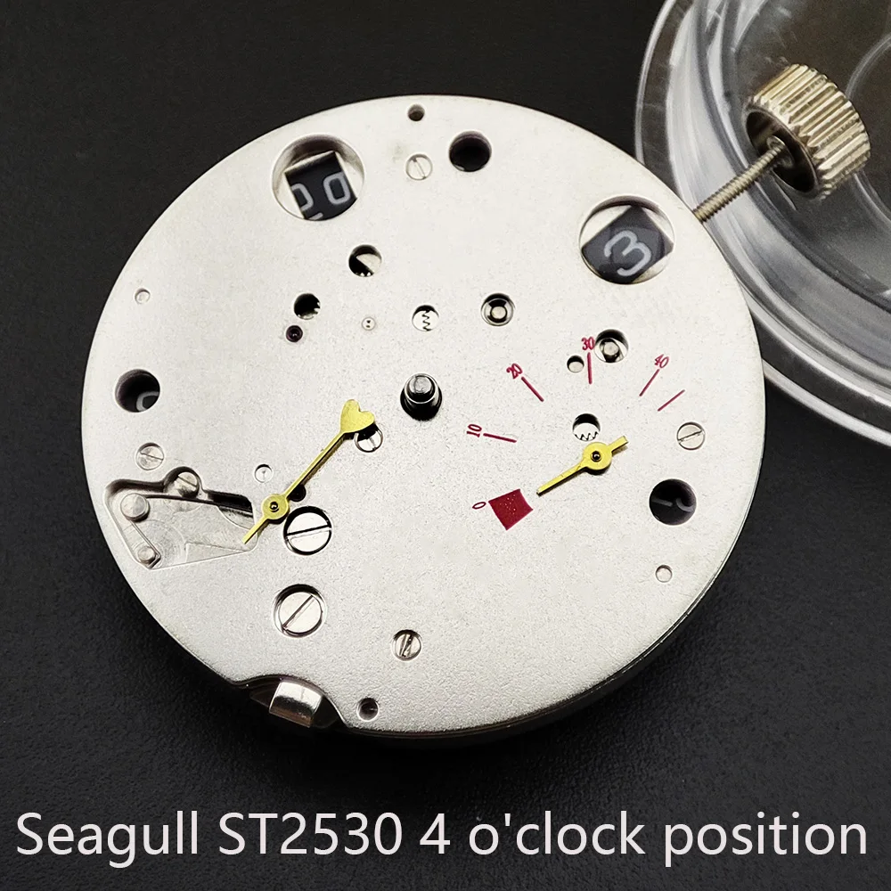 Watch accessories Seagull ST2530 Mechanical Automatic Movement With Date Watches Repair Parts ST2530 4 o'clock position
Watch accessories Seagull ST2530 Mechanical Automatic Movement With Date Watches Repair Parts ST2530 4 o'clock position