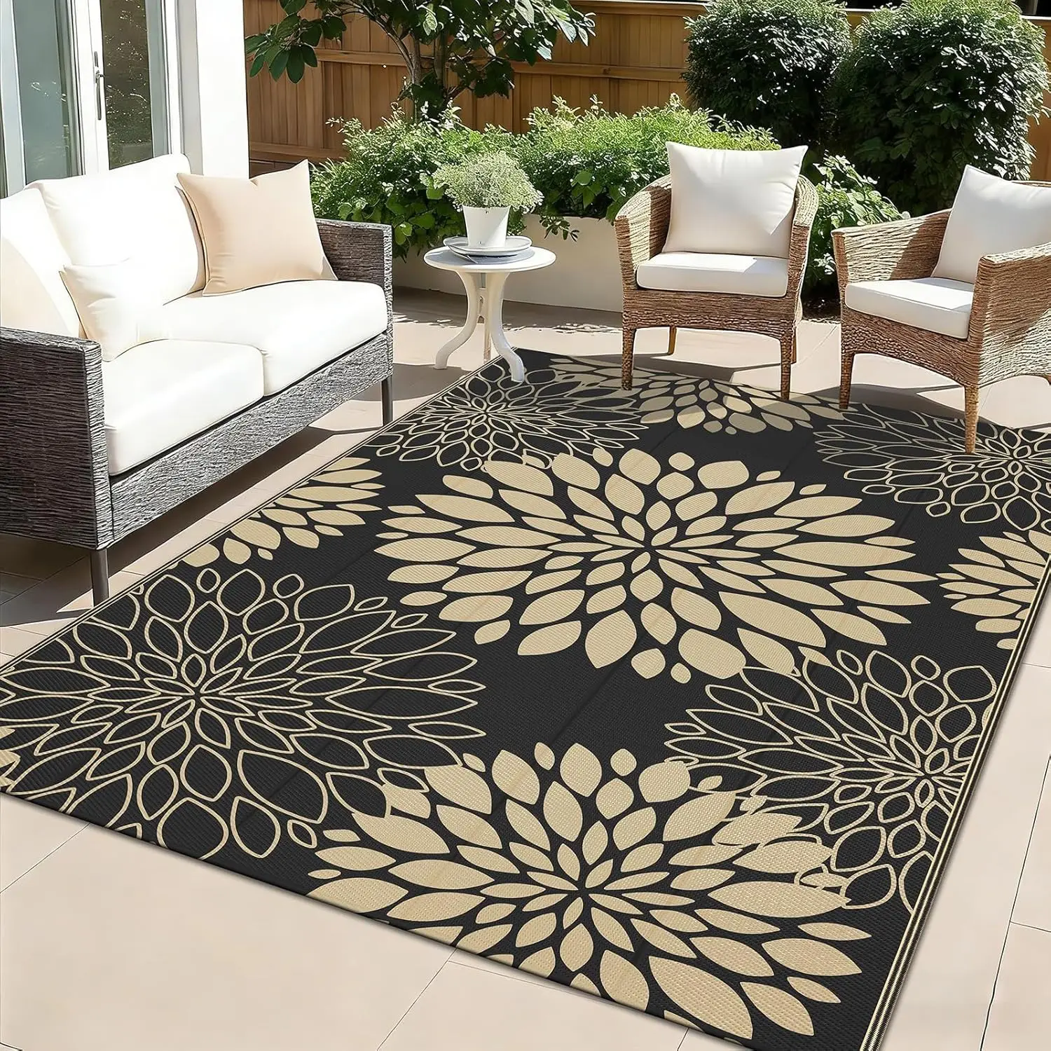 Waterproof Outdoor Rug 5x8, Reversible Plastic Straw Patio Rug, Portable Indoor Outdoor RV Camping Mat Carpet for Deck, Porch
Waterproof Outdoor Rug 5x8, Reversible Plastic Straw Patio Rug, Portable Indoor Outdoor RV Camping Mat Carpet for Deck, Porch