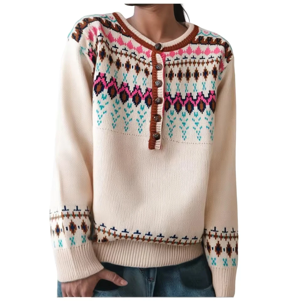 Women Casual Leopard Print Knitted Pullover Sweaters Long Sleeve Crew Neck Cute 2025 Autumn Streetwear Ladies Knitted Coats
Women Casual Leopard Print Knitted Pullover Sweaters Long Sleeve Crew Neck Cute 2025 Autumn Streetwear Ladies Knitted Coats
