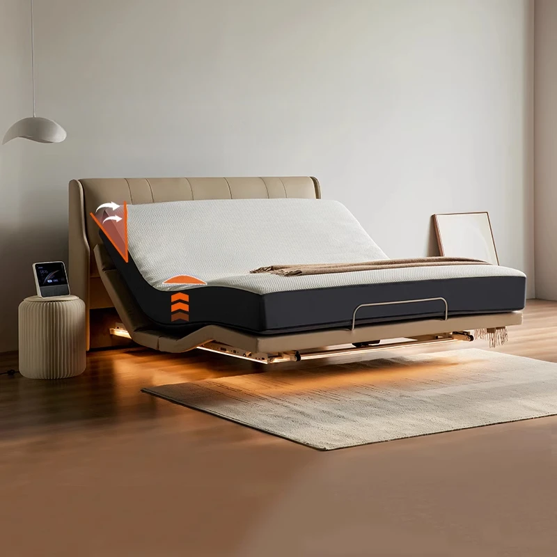 Electric Luxury Modern Double Bed Mattress Adults Design Multifunctional Smart Bed Space Saving Cama Matrimonial Home Furniture
Electric Luxury Modern Double Bed Mattress Adults Design Multifunctional Smart Bed Space Saving Cama Matrimonial Home Furniture