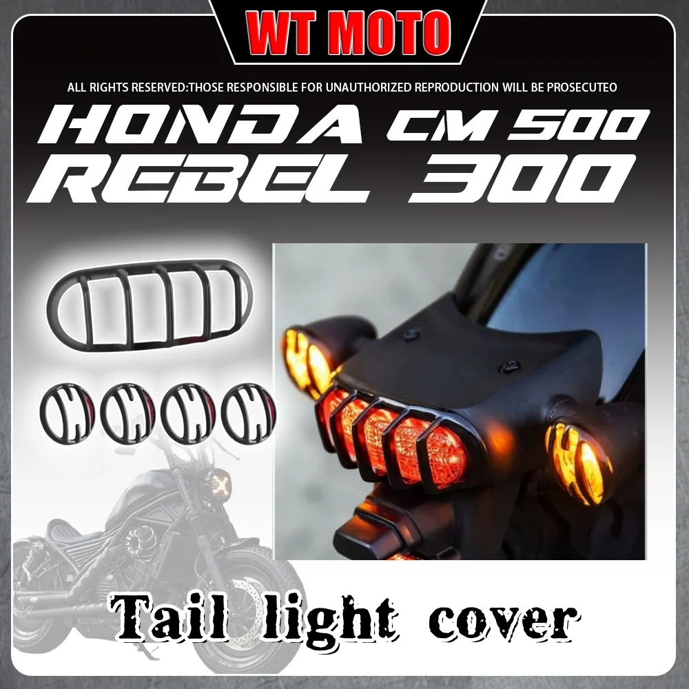 For HONDA Rebel 300 500 CM300 500 front and rear turn signal cover tail light cover headlight cover for honda rebel cm300 500
For HONDA Rebel 300 500 CM300 500 front and rear turn signal cover tail light cover headlight cover for honda rebel cm300 500