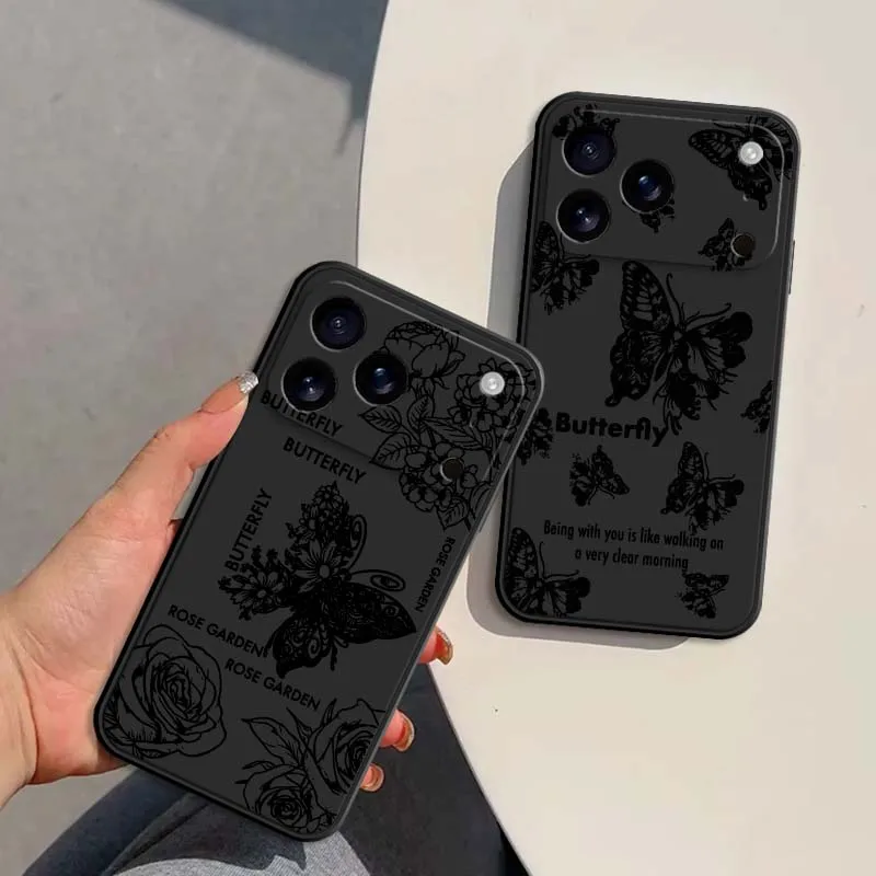 Creative Line Butterfly Art Phone Case For Apple iPhone 17 Air 16 16E 15 14 13 12 11 Pro Max Plus Black Soft TPU Cover
Creative Line Butterfly Art Phone Case For Apple iPhone 17 Air 16 16E 15 14 13 12 11 Pro Max Plus Black Soft TPU Cover
