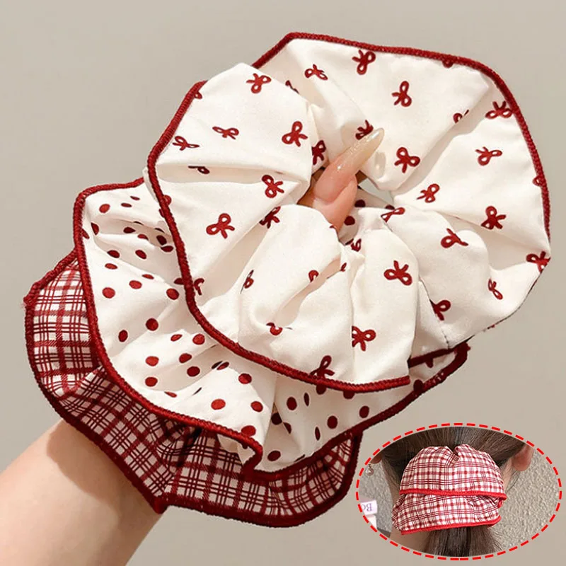 Милые красные резинки для волос с бантом в горошек, женские эластичные резинки для волос, высококачественные резинки для волос, веревка, держатель для хвоста, резинка для волос, головной убор 
Милые красные резинки для волос с бантом в горошек, женские эластичные резинки для волос, высококачественные резинки для волос, веревка, держатель для хвоста, резинка для волос, головной убор