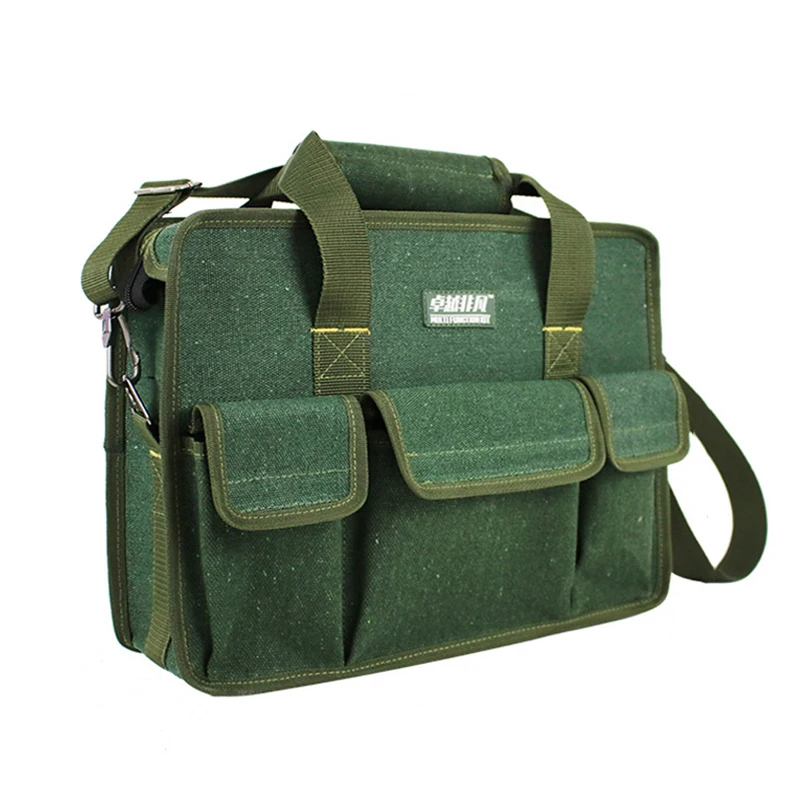 Multi Tool Bag Electrician Repair Organizer With Shoulder Strap Portable Canvas Storage Large Tool Bag Outdoor Work Accessories
Multi Tool Bag Electrician Repair Organizer With Shoulder Strap Portable Canvas Storage Large Tool Bag Outdoor Work Accessories