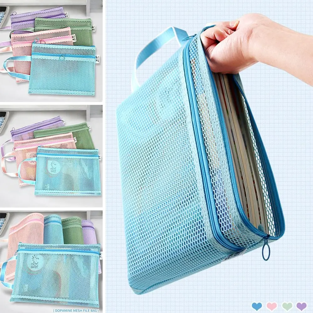 Nylon Mesh Mesh Zipper Pouch Bag Transparent Multifunctional Transparent File Bag Portable Thickened Data Storage Bag
Nylon Mesh Mesh Zipper Pouch Bag Transparent Multifunctional Transparent File Bag Portable Thickened Data Storage Bag