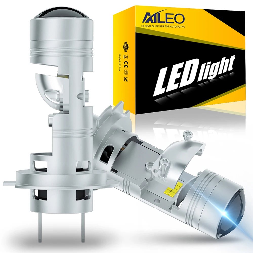 AILEO 2 Pcs H7 Led Headlight 6000k H11 H8 H9 HB3 9005 HB4 9006 H4 LED Mini Projector Super Bright 32000LM LHD RHD Wireless CSP
AILEO 2 Pcs H7 Led Headlight 6000k H11 H8 H9 HB3 9005 HB4 9006 H4 LED Mini Projector Super Bright 32000LM LHD RHD Wireless CSP