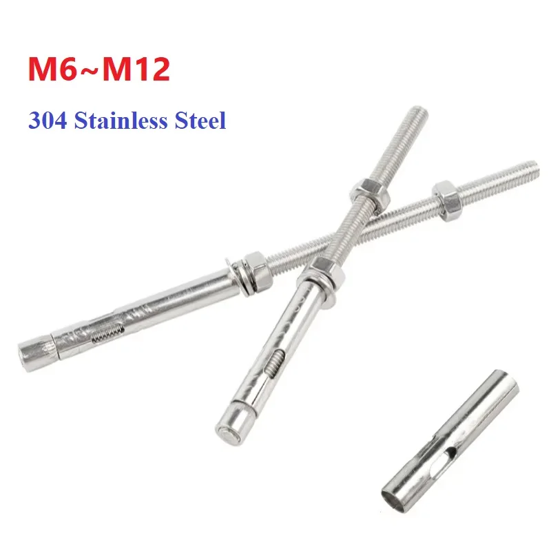 M6 M8 M10 M12 304 Stainless Steel Extended Expansion Bolt Ceiling Explosion Screw Hanger Expansion Screw Rod
M6 M8 M10 M12 304 Stainless Steel Extended Expansion Bolt Ceiling Explosion Screw Hanger Expansion Screw Rod