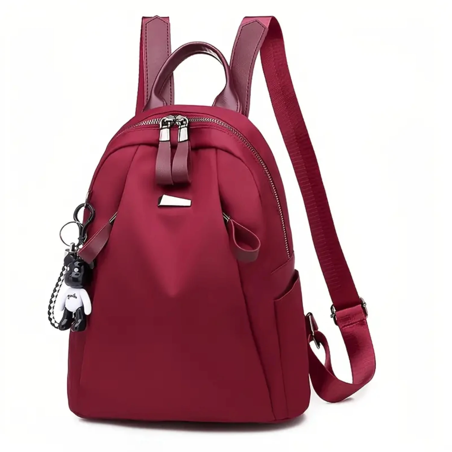 Zipper Small Backpack, Women's Fashion Nylon Backpack With Adjustable Strap For Work & School
Zipper Small Backpack, Women's Fashion Nylon Backpack With Adjustable Strap For Work & School