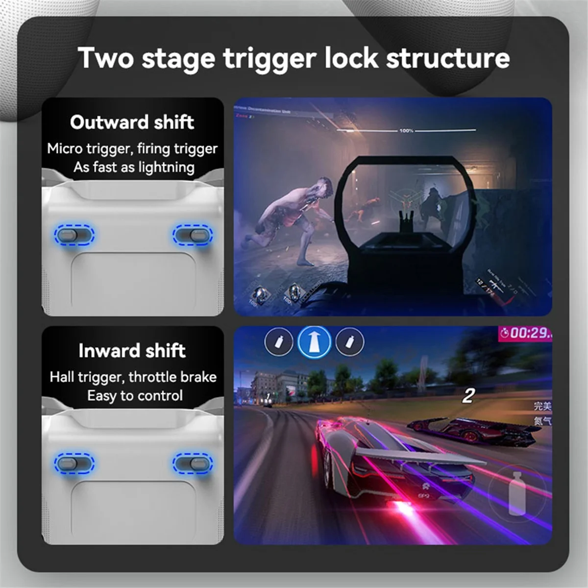 B47C Bluetooth Gamepad for Switch Controller Joystick for Switch Game Console 6-Axis Handle Hall Effe PC Android IOS White
B47C Bluetooth Gamepad for Switch Controller Joystick for Switch Game Console 6-Axis Handle Hall Effe PC Android IOS White