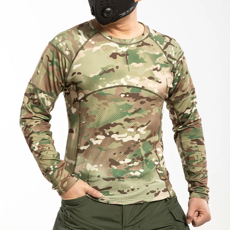 Me Slim Fit Gym Clothing Camo Outdoor Sport Hiking Hunting T Shirt Riding Running Compression Shirt Long Sleeve Tactical T-shirt
Me Slim Fit Gym Clothing Camo Outdoor Sport Hiking Hunting T Shirt Riding Running Compression Shirt Long Sleeve Tactical T-shirt