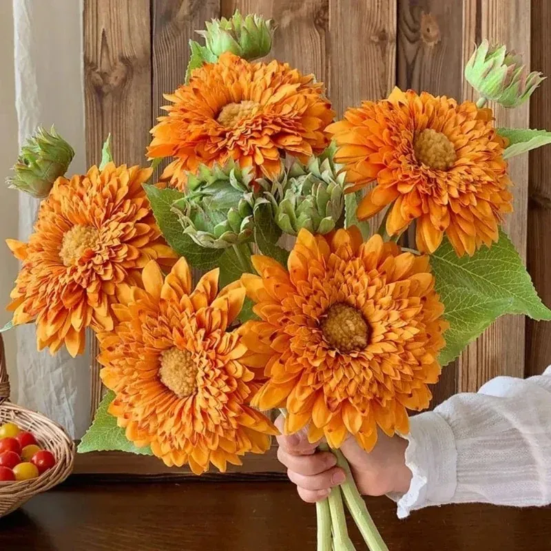 2026-2/3pcs New model Models Artificial Sunflower Branch Vintage Elegant Fake Flowers Bouquet Velvet Silk Autumn Decor Garden
2026-2/3pcs New model Models Artificial Sunflower Branch Vintage Elegant Fake Flowers Bouquet Velvet Silk Autumn Decor Garden