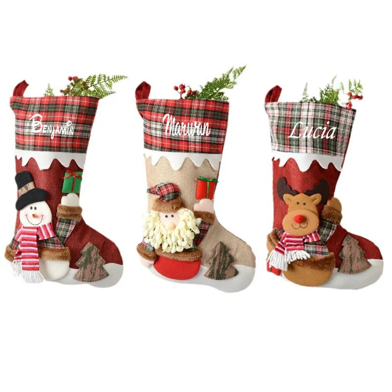 Christmas Decorations Christmas Stockings Personalized Embroidered Name Christmas Socks Candy Gift Bag Custom Creative Pendants
Christmas Decorations Christmas Stockings Personalized Embroidered Name Christmas Socks Candy Gift Bag Custom Creative Pendants