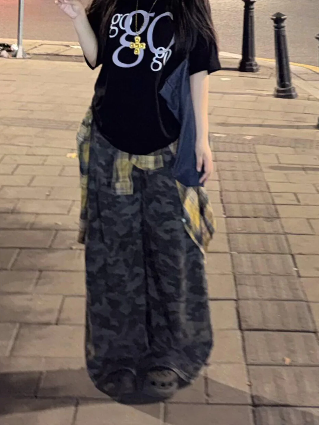 High Waist Wide Leg Camouflage Washed Denim Jeans Women's Summer New Style Slimming Vintage American Style Pocket Detail
High Waist Wide Leg Camouflage Washed Denim Jeans Women's Summer New Style Slimming Vintage American Style Pocket Detail