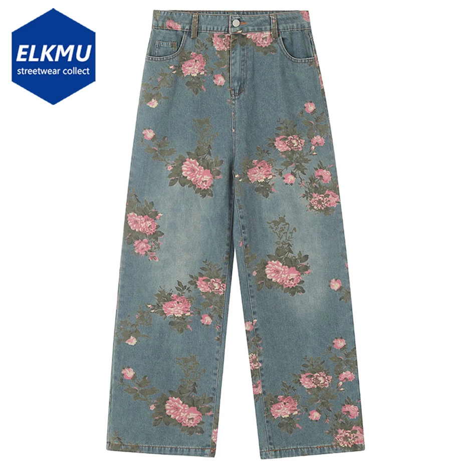 Flower Graphic Jeans Loose Casual Straight Denim Pants Unisex Harajuku Vitnage Baggy Jeans Trousers
Flower Graphic Jeans Loose Casual Straight Denim Pants Unisex Harajuku Vitnage Baggy Jeans Trousers