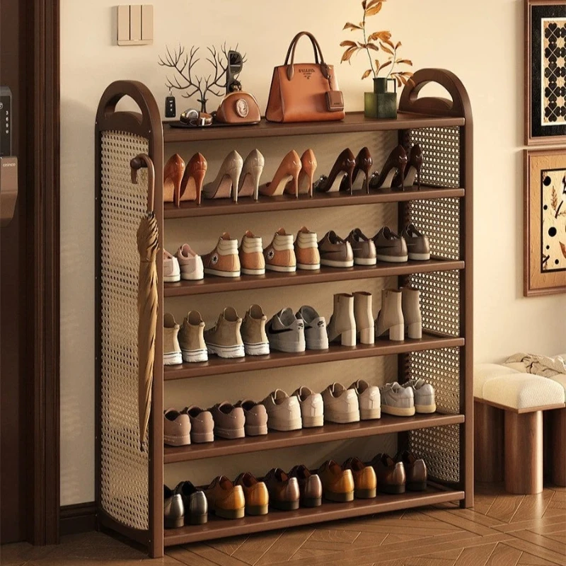 Bamboo shoe rack, multi-layer household rattan narrow shoe cabinet, retro style shoe storage rack, multi-layer storage rack
Bamboo shoe rack, multi-layer household rattan narrow shoe cabinet, retro style shoe storage rack, multi-layer storage rack