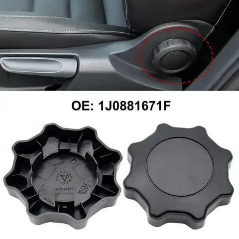 For VW Beetle Bora Polo Golf Passat B5 Caddy Transporter T4 Jetta MK4 Black Seat Adjustment Knob Handle 1J0881671F Styling