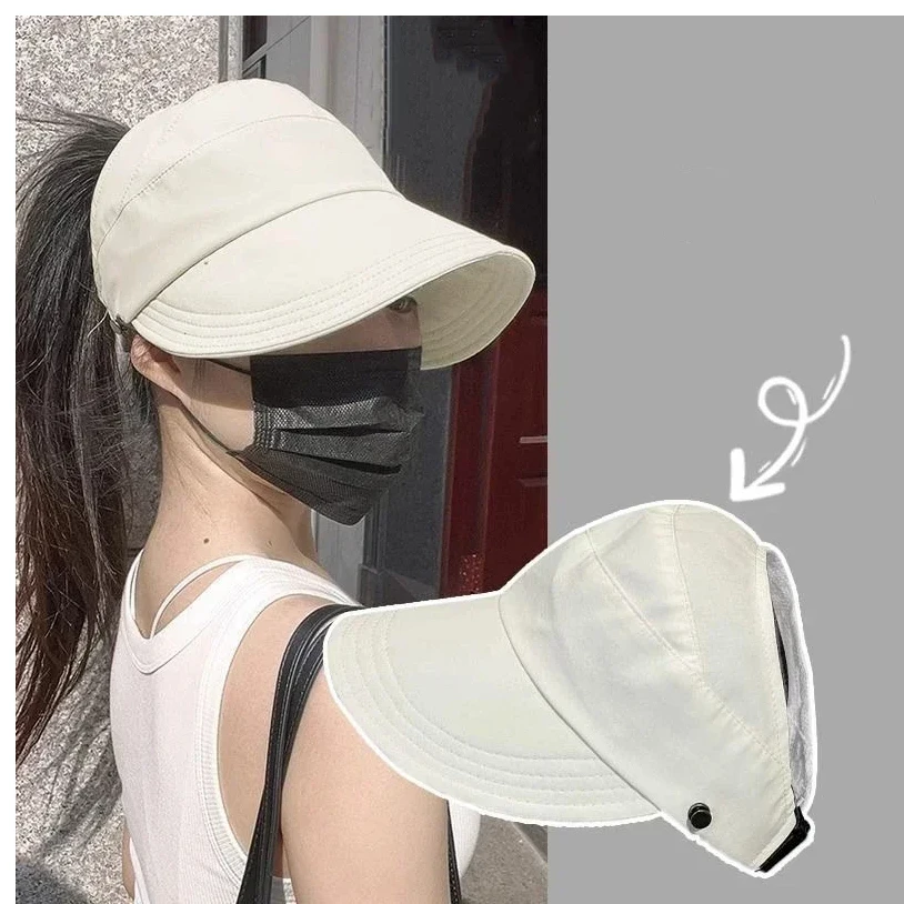 Women Sun Visor Hat Wide Brim Bucket Hats Summer UV Protection Sport Baseball Cap Quick Dry Adjustable Summer Beach CapsCycling
Women Sun Visor Hat Wide Brim Bucket Hats Summer UV Protection Sport Baseball Cap Quick Dry Adjustable Summer Beach CapsCycling
