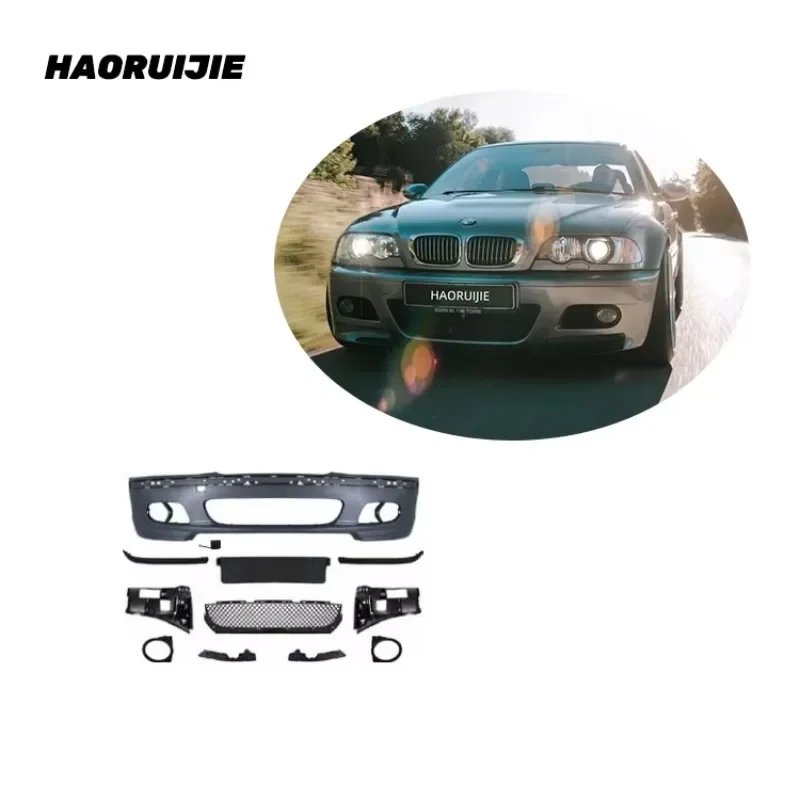 BR E46 Accessories MT Style M-Tech Front Bumper Car Exterior Front Bumper Body Kits for 3 Series E46 1999-2004
BR E46 Accessories MT Style M-Tech Front Bumper Car Exterior Front Bumper Body Kits for 3 Series E46 1999-2004
