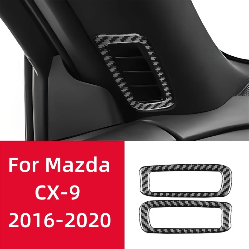 For Mazda CX-9 2016-2023 Real Carbon Fiber Car Interior Accessories Car A-pillar Air Vent Decorative Frame Cover Trim Sticker
For Mazda CX-9 2016-2023 Real Carbon Fiber Car Interior Accessories Car A-pillar Air Vent Decorative Frame Cover Trim Sticker