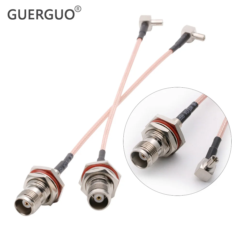 Waterproof TNC to TS9 Male90° Nut Bulkhead Connector RF Jumper RF Coaxial RG316 Cable Pigtail Wire Terminal Antenna
Waterproof TNC to TS9 Male90° Nut Bulkhead Connector RF Jumper RF Coaxial RG316 Cable Pigtail Wire Terminal Antenna