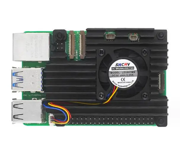 Легкий алюминиевый сплав для Raspberry Pi 5, с активным охлаждающим вентилятором, радиатором, легким, тонким
Легкий алюминиевый сплав для Raspberry Pi 5, с активным охлаждающим вентилятором, радиатором, легким, тонким