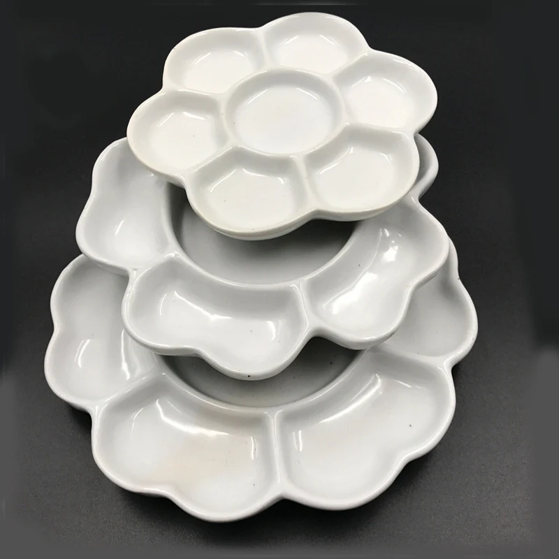 Jingdezhen Ceramic Palette Plum Blossom Pigment Gouache Watercolor Painting and Calligraphy Art Supplies
Jingdezhen Ceramic Palette Plum Blossom Pigment Gouache Watercolor Painting and Calligraphy Art Supplies