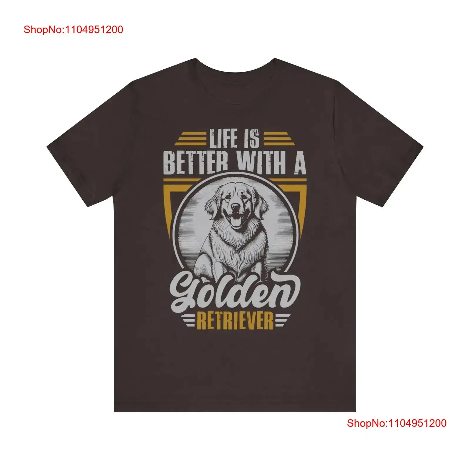 Life is better with a Golden Retriever T Shirt Dog Lovers Love vintage Washed homme Unisex Versatile Stylish streetwear graphic
Life is better with a Golden Retriever T Shirt Dog Lovers Love vintage Washed homme Unisex Versatile Stylish streetwear graphic