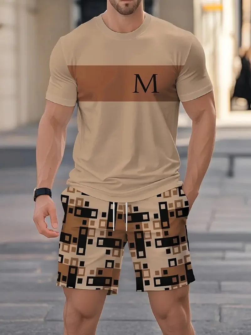 Новый летний мужской комплект 2025 года обеспечивает комфорт и мягкость уличной повседневной моды в стиле хип-хоп с 3D-принтами с буквенным принтом.
Новый летний мужской комплект 2025 года обеспечивает комфорт и мягкость уличной повседневной моды в стиле хип-хоп с 3D-принтами с буквенным принтом.