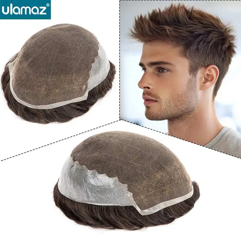 Мужской парик Q6-Toupee с отбеленными узлами, на кружевной основе, с полиуретановой вставкой, натуральный парик-система для мужчин, из человеческих волос
Мужской парик Q6-Toupee с отбеленными узлами, на кружевной основе, с полиуретановой вставкой, натуральный парик-система для мужчин, из человеческих волос