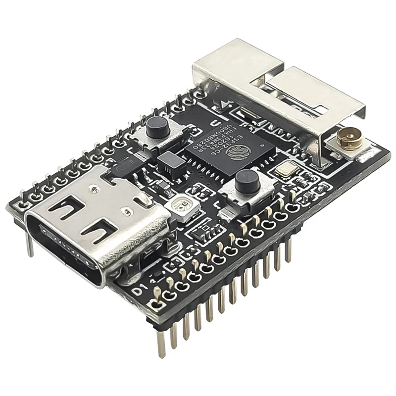 Wifi6 ESP32 C6 Development Board RISC-V 32-Bit ESP32-C6 N4 BT Wifi Module With Crystal Oscillator RGB LED 4MB FLASH USB Type-C
Wifi6 ESP32 C6 Development Board RISC-V 32-Bit ESP32-C6 N4 BT Wifi Module With Crystal Oscillator RGB LED 4MB FLASH USB Type-C