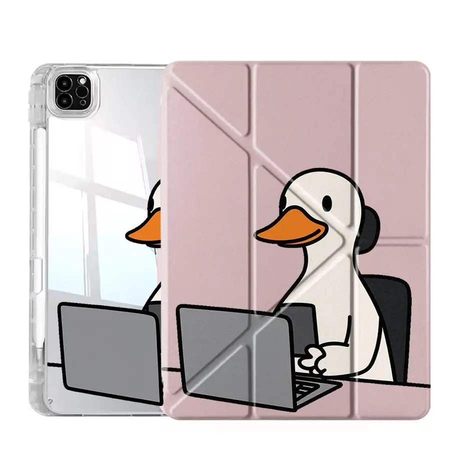 Tablet Case For iPad Air 4 5 M3 M2 M4 11inch Pro 2025 Mini 6 7 11th 10th 9th 8th 7th 12.9inch Holder Cover Y-Fold Work Duck
Tablet Case For iPad Air 4 5 M3 M2 M4 11inch Pro 2025 Mini 6 7 11th 10th 9th 8th 7th 12.9inch Holder Cover Y-Fold Work Duck