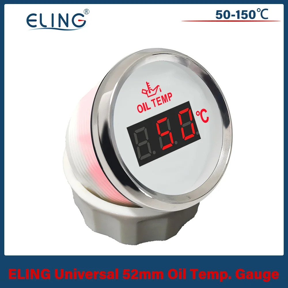 ELING Boat Motorcycle 2 inches Oil Temp. Gauge Meter 50-150℃ with Red Backlight for Car Truck Yacht 12V 24V
ELING Boat Motorcycle 2 inches Oil Temp. Gauge Meter 50-150℃ with Red Backlight for Car Truck Yacht 12V 24V