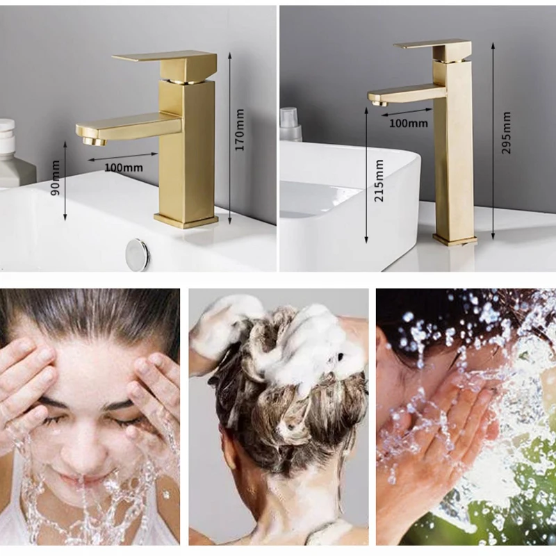 Смеситель для раковины из матового золота, однорычажный, квадратный, для горячей и холодной воды, настольный, для ванной комнаты, для умывальника, на одно отверстие
Смеситель для раковины из матового золота, однорычажный, квадратный, для горячей и холодной воды, настольный, для ванной комнаты, для умывальника, на одно отверстие