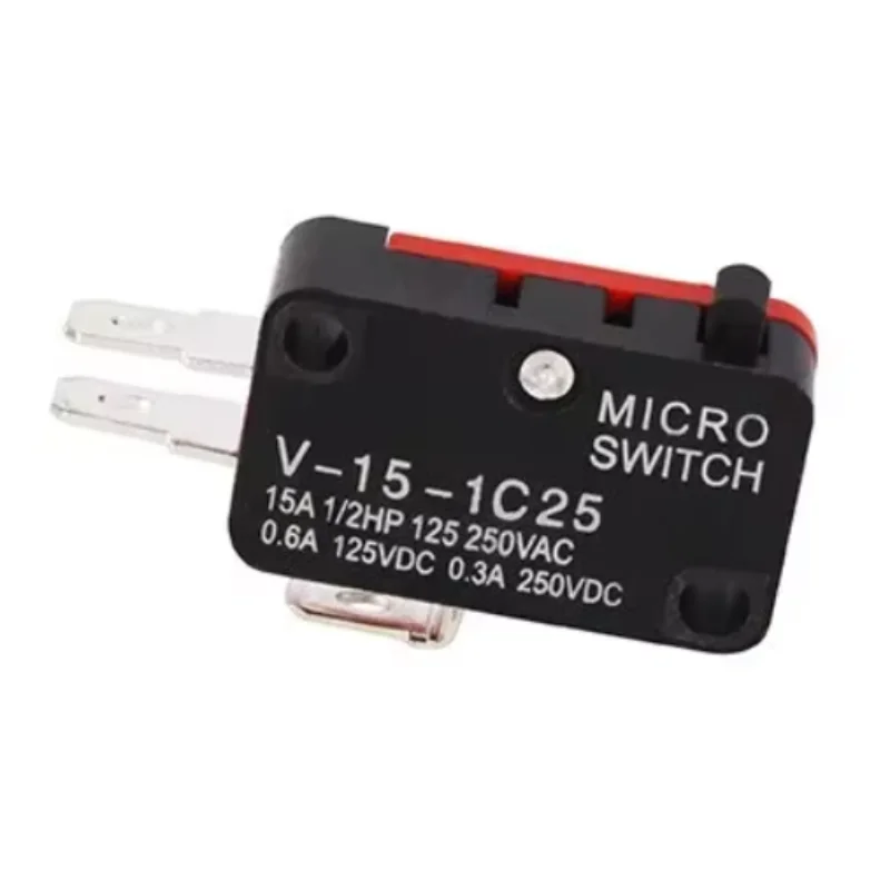 5pcs Travel Limit Switch Micro Switch Self-resetting V-152-1C25 3-pin Miniature Push Button Tactile Microswitch V-152 V-153 V-15
5pcs Travel Limit Switch Micro Switch Self-resetting V-152-1C25 3-pin Miniature Push Button Tactile Microswitch V-152 V-153 V-15