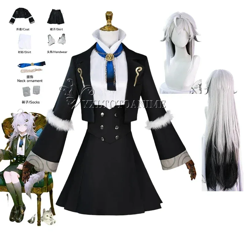 Anime Game Arknights Operator Lappland Cosplay Costume Childhood Lappland Costume Coat Skirt Uniform Suit Wig Outfit for Woman
Anime Game Arknights Operator Lappland Cosplay Costume Childhood Lappland Costume Coat Skirt Uniform Suit Wig Outfit for Woman