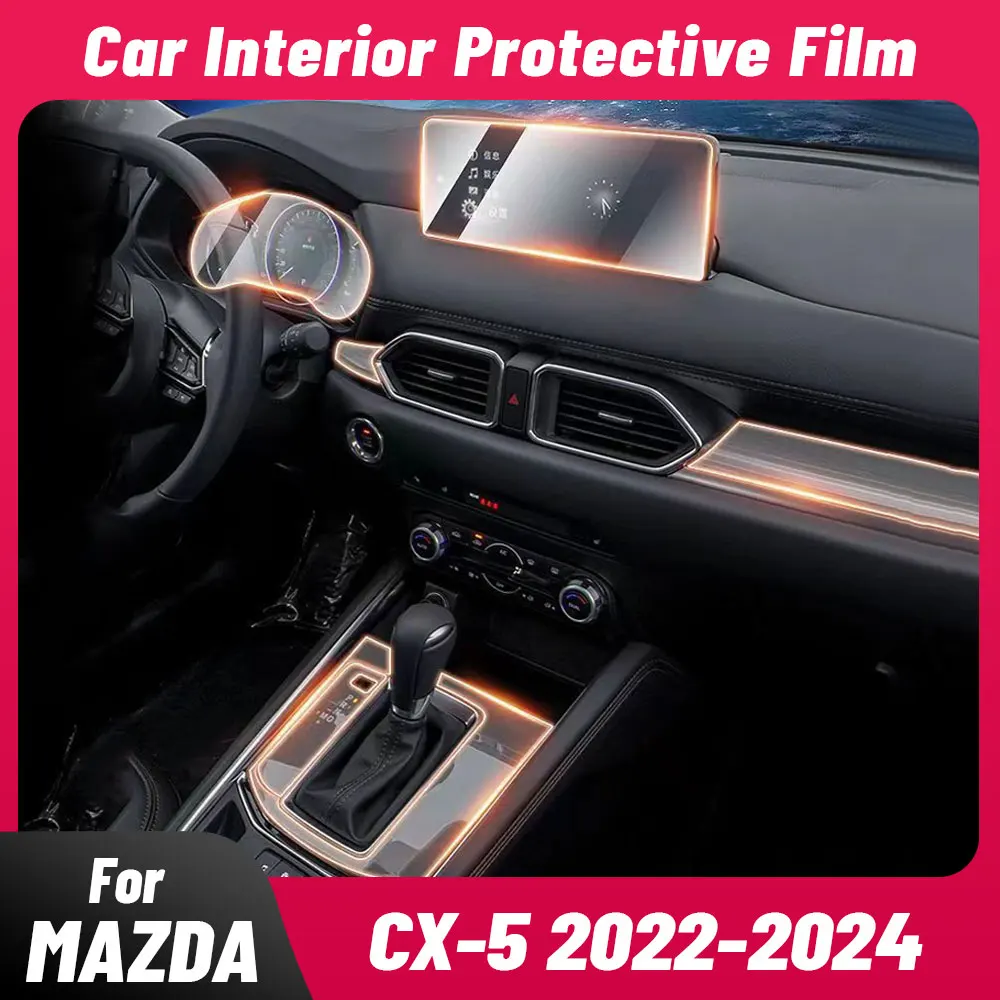 Anti-scratch Car Interior Center Console Media Dashboard Navigation TPU Protector Film For MAZDA CX-5 2022 2023 2024 Sticker
Anti-scratch Car Interior Center Console Media Dashboard Navigation TPU Protector Film For MAZDA CX-5 2022 2023 2024 Sticker
