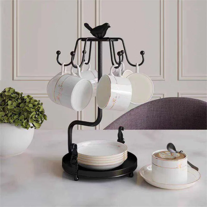 Household Metal Cup Holder, Living Room Wrought Iron Hanger Set, European Style, Coffee Cup Hanging Storage
Household Metal Cup Holder, Living Room Wrought Iron Hanger Set, European Style, Coffee Cup Hanging Storage