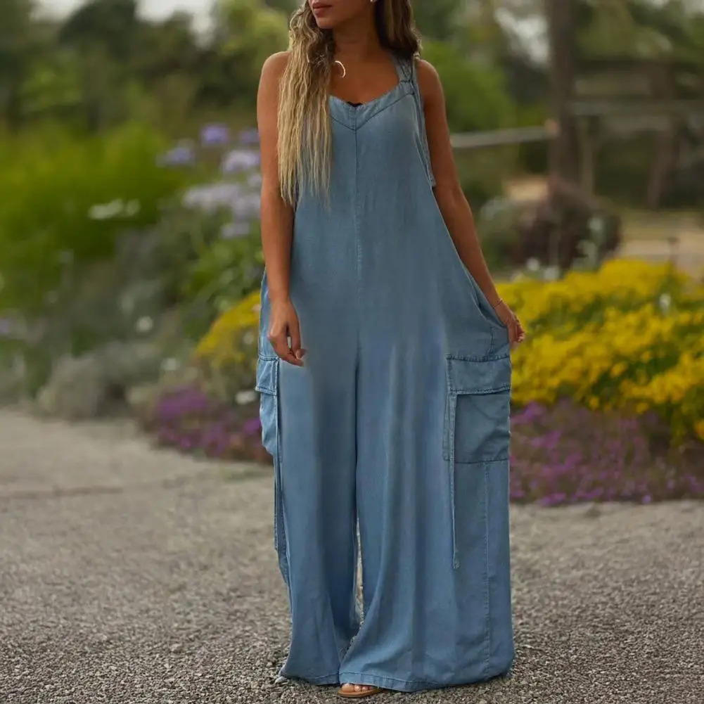 Women's Loose Jumpsuits Overalls Adjustable Straps Baggy Jumpsuits Casual Wide Leg Romper with Pockets Boho Flowy Palazzo Pants
Women's Loose Jumpsuits Overalls Adjustable Straps Baggy Jumpsuits Casual Wide Leg Romper with Pockets Boho Flowy Palazzo Pants