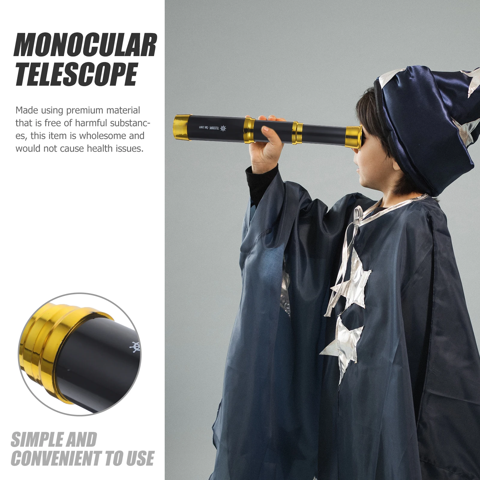 Kids Toys Brainstorm Astronomical Telescope Accessory Children's Mini Funny Plaything ABS Childrens Monocular Plaything New
Kids Toys Brainstorm Astronomical Telescope Accessory Children's Mini Funny Plaything ABS Childrens Monocular Plaything New