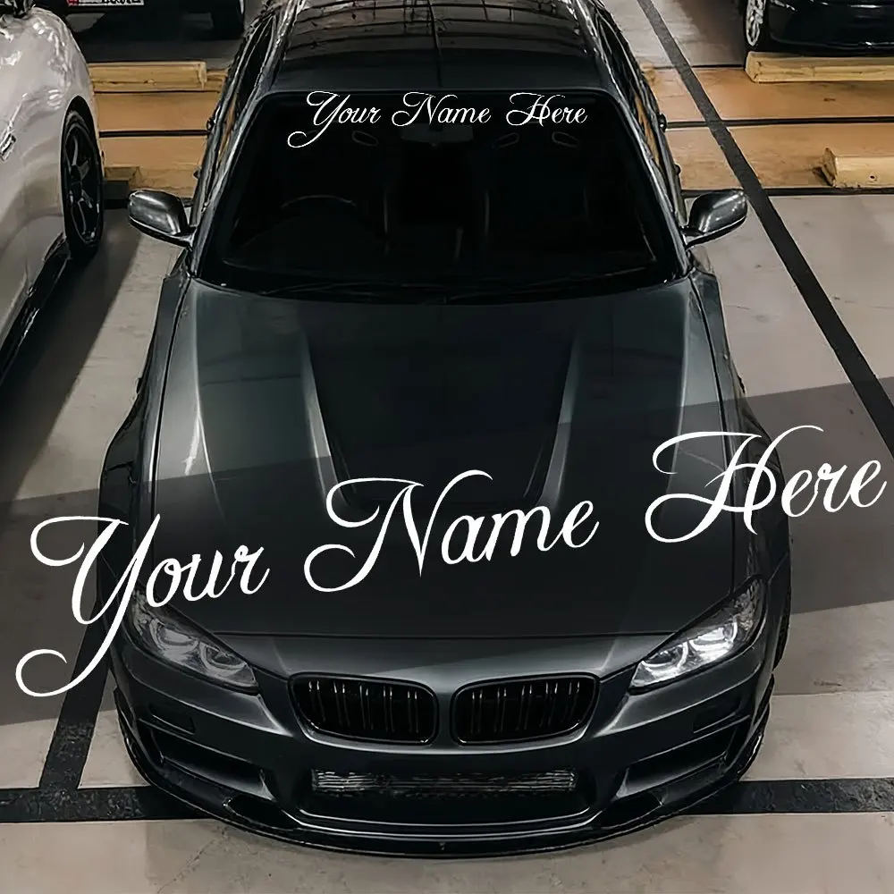 1PC Custom Handwritten Font Car Windshield Stickers Personalized Tuning Waterproof DIY Vehicle Body Boat Sunscreen Vinyl Decals
1PC Custom Handwritten Font Car Windshield Stickers Personalized Tuning Waterproof DIY Vehicle Body Boat Sunscreen Vinyl Decals
