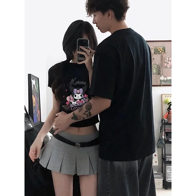 Sanrio Kulomie Premium Short T-Shirt Women's Summer Dress Dark Spice Girls Top Trendy Brand Slim and Skinny insT-shir
Sanrio Kulomie Premium Short T-Shirt Women's Summer Dress Dark Spice Girls Top Trendy Brand Slim and Skinny insT-shir