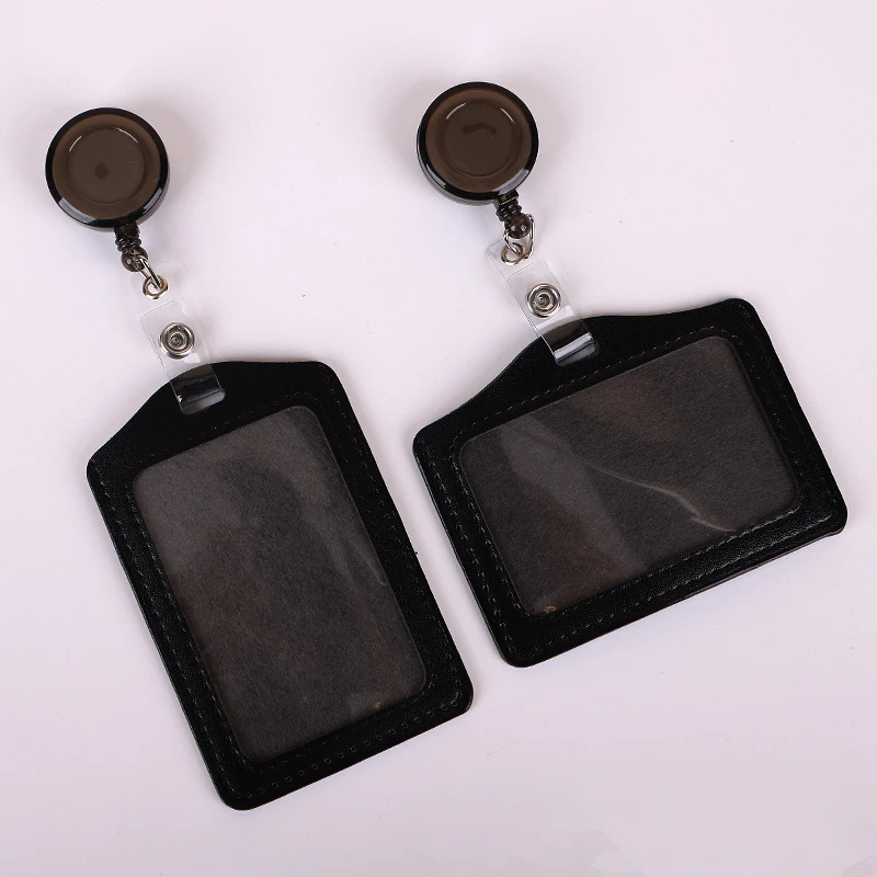 PU Leather Name ID Card Holder Working Permit Case Tag for Staff Pass Work Card Badge Holder with Retractable Badge Reel Case
PU Leather Name ID Card Holder Working Permit Case Tag for Staff Pass Work Card Badge Holder with Retractable Badge Reel Case