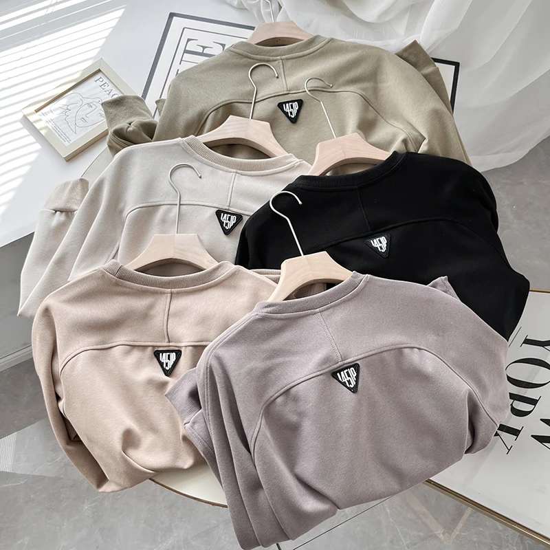 Trendy Design Men's round Neck Sweatshirt Skin-friendly Comfortable Versatile Spring New Style Basic Match All Basic Fit Hoodie
Trendy Design Men's round Neck Sweatshirt Skin-friendly Comfortable Versatile Spring New Style Basic Match All Basic Fit Hoodie