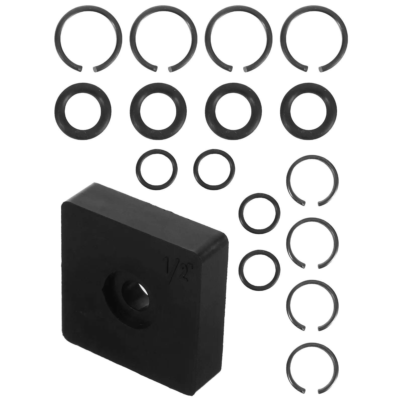 17Pcs Pneumatic Impact Wrench Retaining Ring Clip O-Ring Change System Impact Socket Retainer Tool Replacement Parts
17Pcs Pneumatic Impact Wrench Retaining Ring Clip O-Ring Change System Impact Socket Retainer Tool Replacement Parts